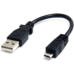 StarTech 6in Micro Usb Cable - A To Micro B (UUSBHAUB6IN)