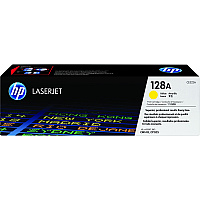 HP 128A (CE322A) Original Standard Yield Laser Toner Cartridge - Single Pack - Yellow - 1 Each