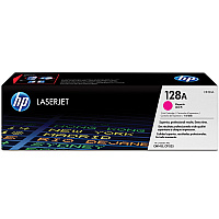 HP 128A (CE323A) Original Laser Toner Cartridge - Single Pack - Magenta - 1 Each