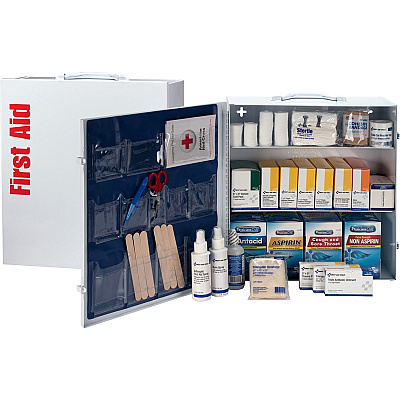 First Aid Only 3-shelf 100-person First Aid Kit (FAO247OP)