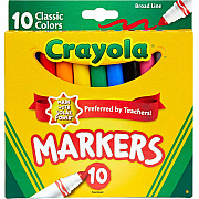 Crayola Classic Colors Broad Line Markers (CYO587722)