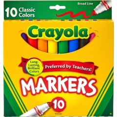 Crayola Classic Colors Broad Line Markers (587722)