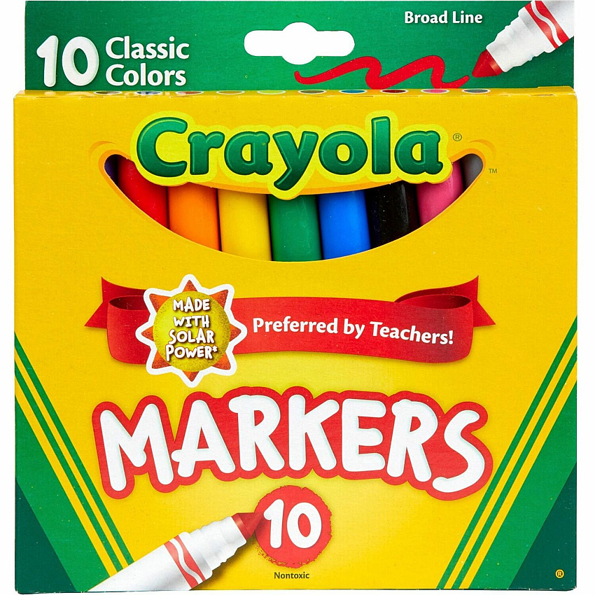 Crayola Classic Colors Broad Line Markers (CYO587722)