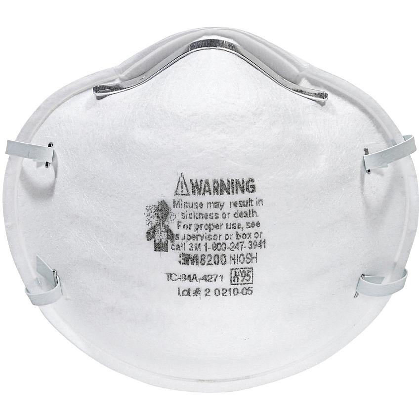 3M N95 Particulate Respirator 8200 Mask