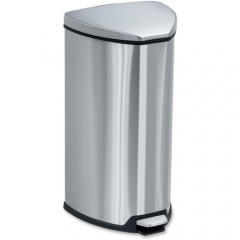 Safco Hands-free Step-on Stainless Receptacle (9686SS)