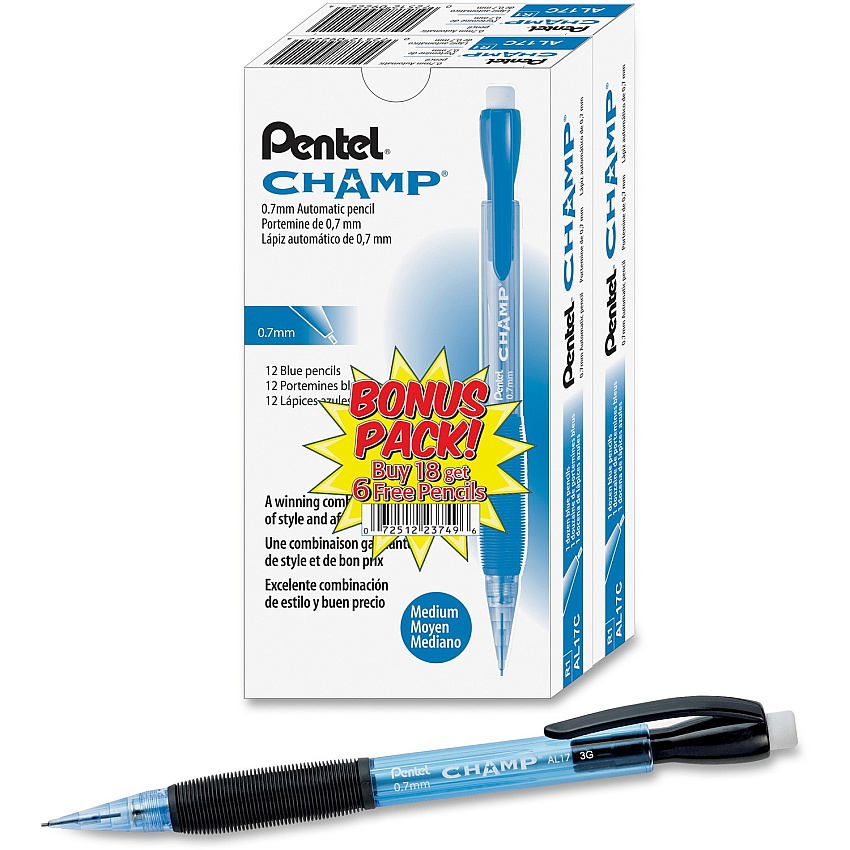 Pentel Champ Mechanical Pencils (PENAL17CSWUS)
