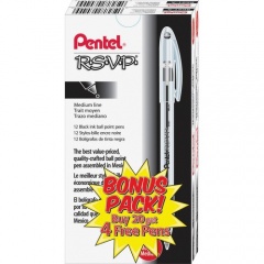 Pentel R.S.V.P. Ballpoint Stick Pens (BK91ASWUS)