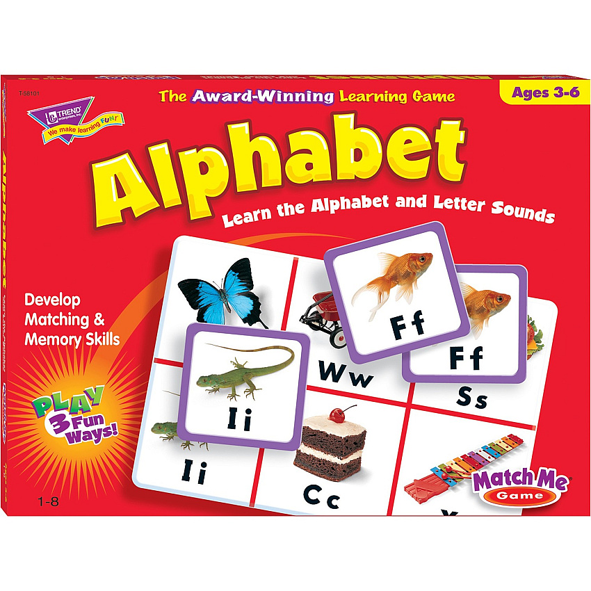 TREND Match Me Alphabet Learning Game (TEPT58101)
