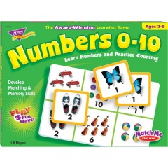 TREND Match Me Numbers 0-10 Learning Game (T58102)