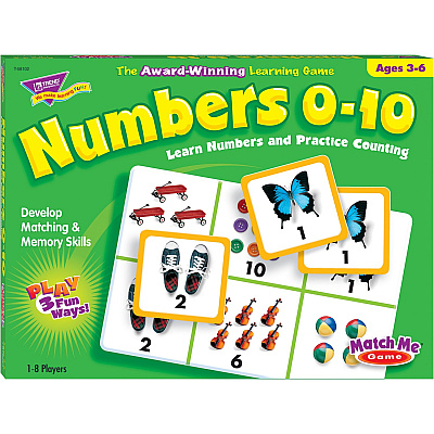TREND Match Me Numbers 0-10 Learning Game (TEPT58102)