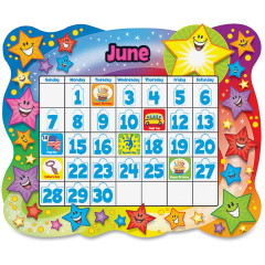TREND Star Calendar Bulletin Board Set (T8194)