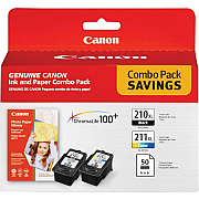 Canon PG210/CL211 Original Inkjet Ink Cartridge - Color, Black - 3 / Pack (CNMPG210CL211)