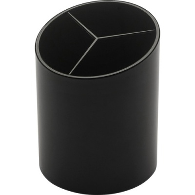 Business Source Large 3-Compartment Plastic Pencil Cup (32355)