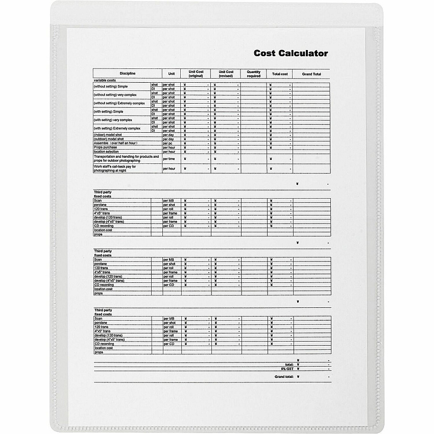 Business Source Self-Adhesive Shop Ticket Holders (BSN16466)