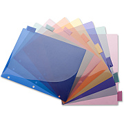 Business Source 3-Hole Poly Insert Index Dividers (BSN32371)