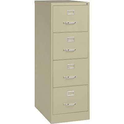 Lorell Fortress Series 26-1/2" Commercial-Grade Vertical File Cabinet (LLR60197)