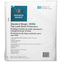 Business Source Nonglare Top-loading Sheet Protectors (BSN32356)