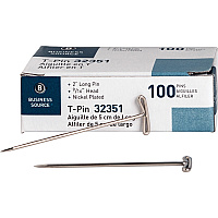 Business Source High Quality Steel T-pins (BSN32351)