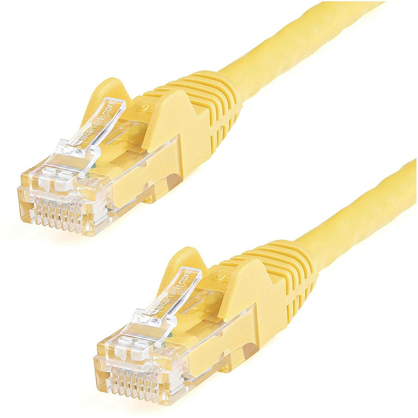 StarTech 50ft Cat6 Ethernet Cable Yellow 100w Poe (N6PATCH50YL)