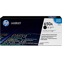 HP 650A (CE270A) Original Laser Toner Cartridge - Single Pack - Black - 1 Each