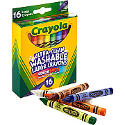 Crayola Ultra-Clean Washable Large Crayons (CYO523281)