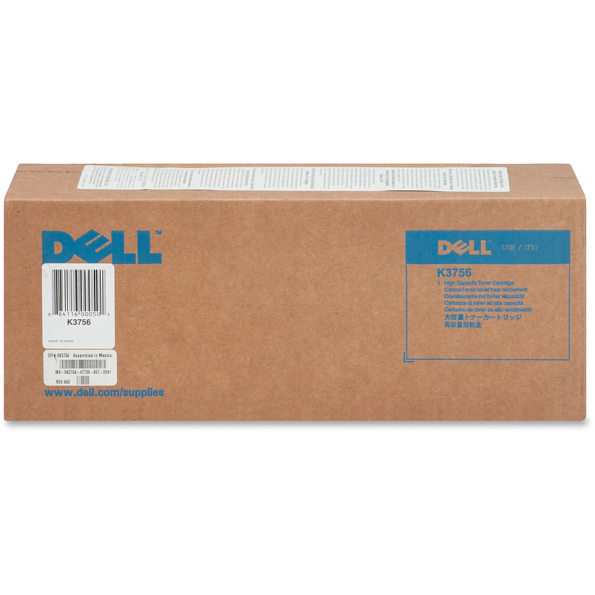 Dell Original High Yield Laser Toner Cartridge - Black - 1 Each (DLLK3756)