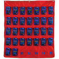 Learning Resources Calculator Storage Pocket Chart (LRNLER0056)