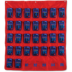 Learning Resources Calculator Storage Pocket Chart (LRNLER0056)