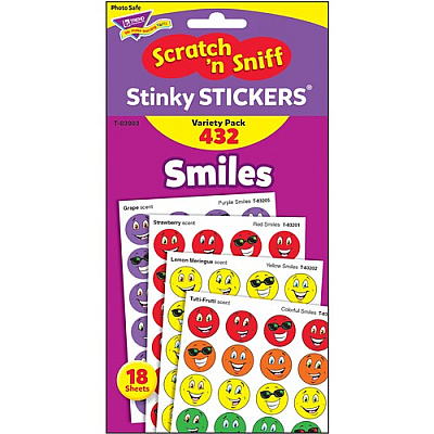 TREND Smiles Stinky Stickers Variety Pack (TEPT83903)