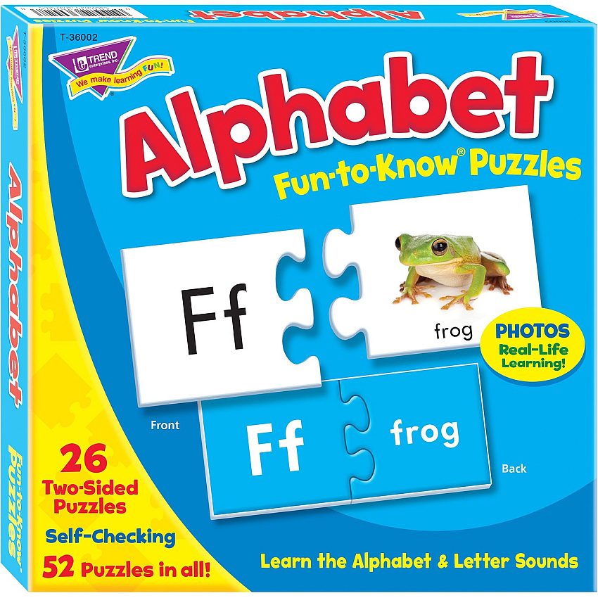 TREND Alphabet Fun-to-Know Puzzles (TEPT36002)