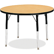 Jonti-Craft Berries Elementary Height Color Top Round Table (6488JCE210)
