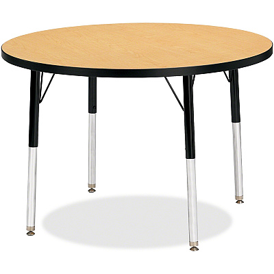 Jonti-Craft Berries Elementary Height Color Top Round Table (6488JCE210)