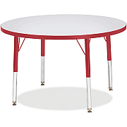 Jonti-Craft Berries Elementary Height Color Edge Round Table (6488JCE008)