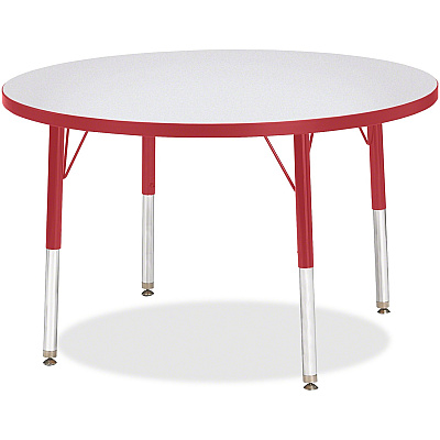 Jonti-Craft Berries Elementary Height Color Edge Round Table (6488JCE008)