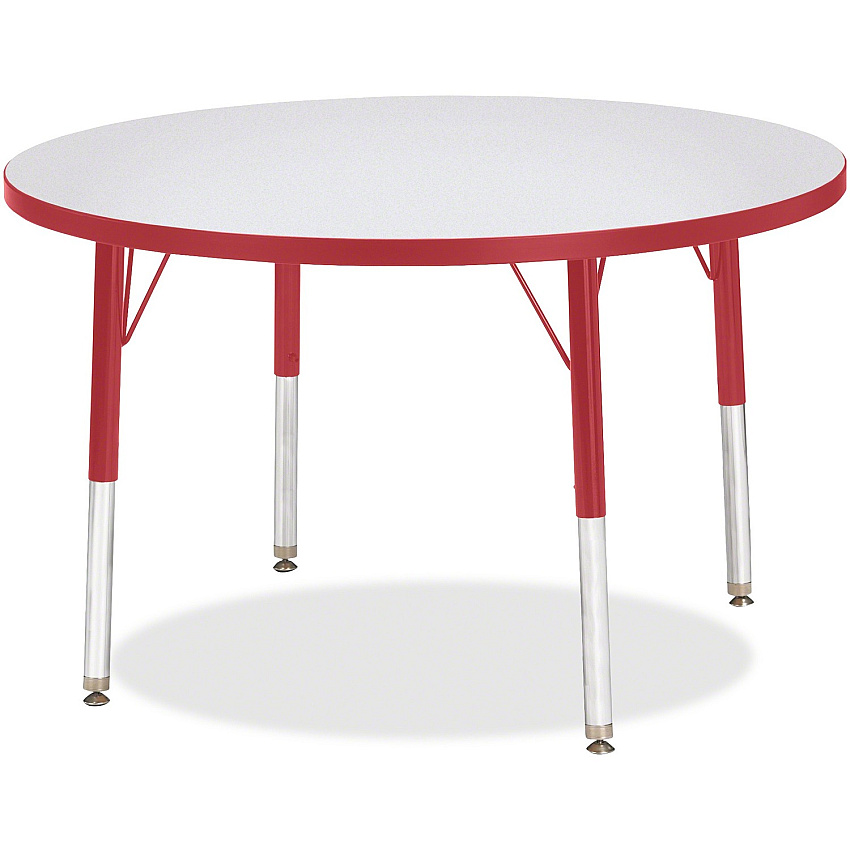 Jonti-Craft Berries Elementary Height Color Edge Round Table (6488JCE008)