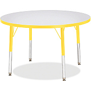 Jonti-Craft Berries Elementary Height Color Edge Round Table (6488JCE007)