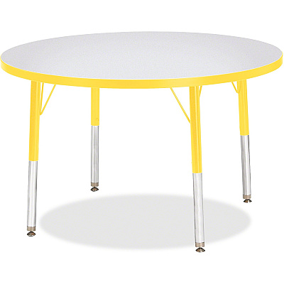 Jonti-Craft Berries Elementary Height Color Edge Round Table (6488JCE007)
