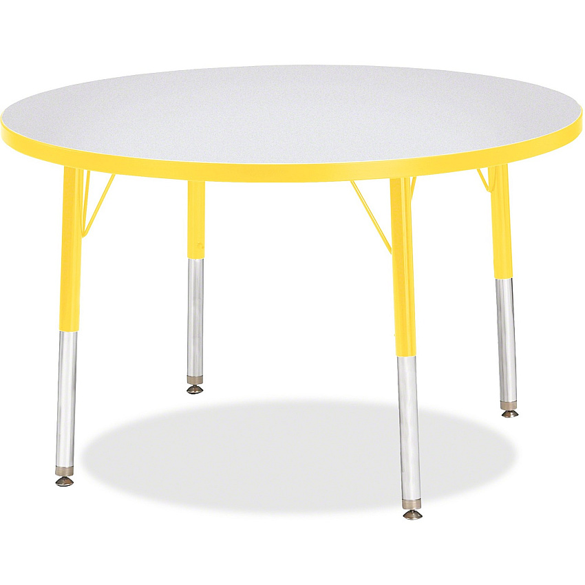 Jonti-Craft Berries Elementary Height Color Edge Round Table (6488JCE007)