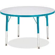 Jonti-Craft Berries Elementary Height Color Edge Round Table (6488JCE005)
