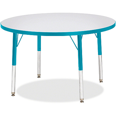 Jonti-Craft Berries Elementary Height Color Edge Round Table (6488JCE005)