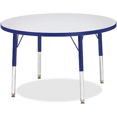Jonti-Craft Berries Elementary Height Color Edge Round Table (6488JCE003)