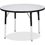 Jonti-Craft Berries Adult Height Color Edge Round Table (6488JCA180)