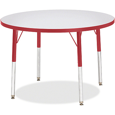 Jonti-Craft Berries Adult Height Color Edge Round Table (6488JCA008)