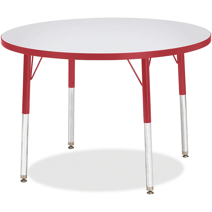 Jonti-Craft Berries Adult Height Color Edge Round Table (6488JCA008)