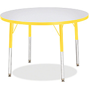 Jonti-Craft Berries Adult Height Color Edge Round Table (6488JCA007)