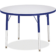 Jonti-Craft Berries Adult Height Color Edge Round Table (6488JCA003)