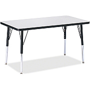 Jonti-Craft Berries Adult Height Color Edge Rectangle Table (6478JCA180)