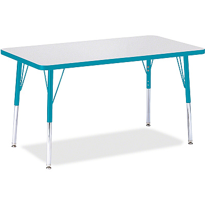 Jonti-Craft Berries Adult Height Color Edge Rectangle Table (6478JCA005)