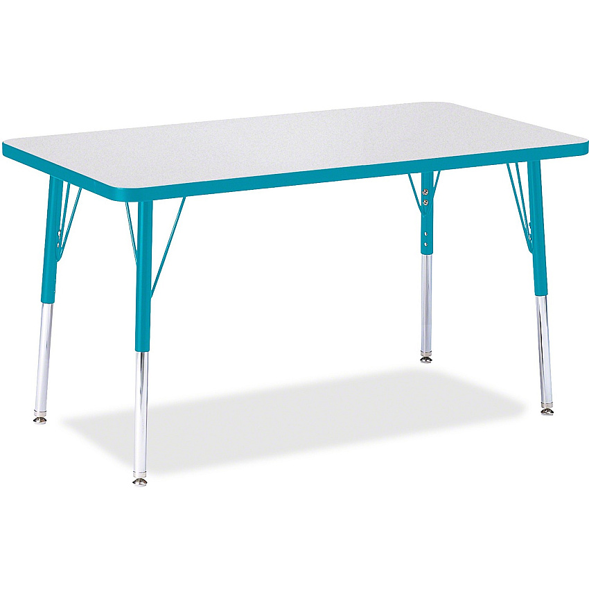 Jonti-Craft Berries Adult Height Color Edge Rectangle Table (6478JCA005)