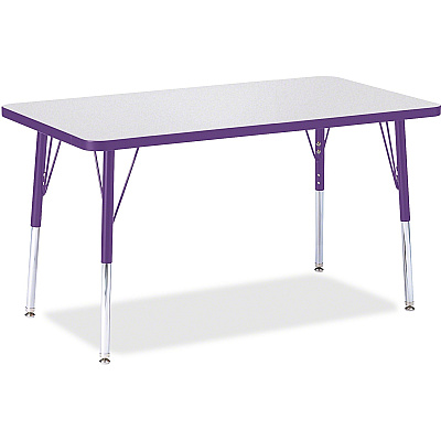 Jonti-Craft Berries Adult Height Color Edge Rectangle Table (6478JCA004)
